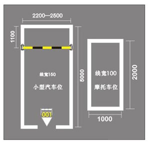蘇州物業(yè)地下車庫劃線方案，地下車庫停車位劃線怎么施工？